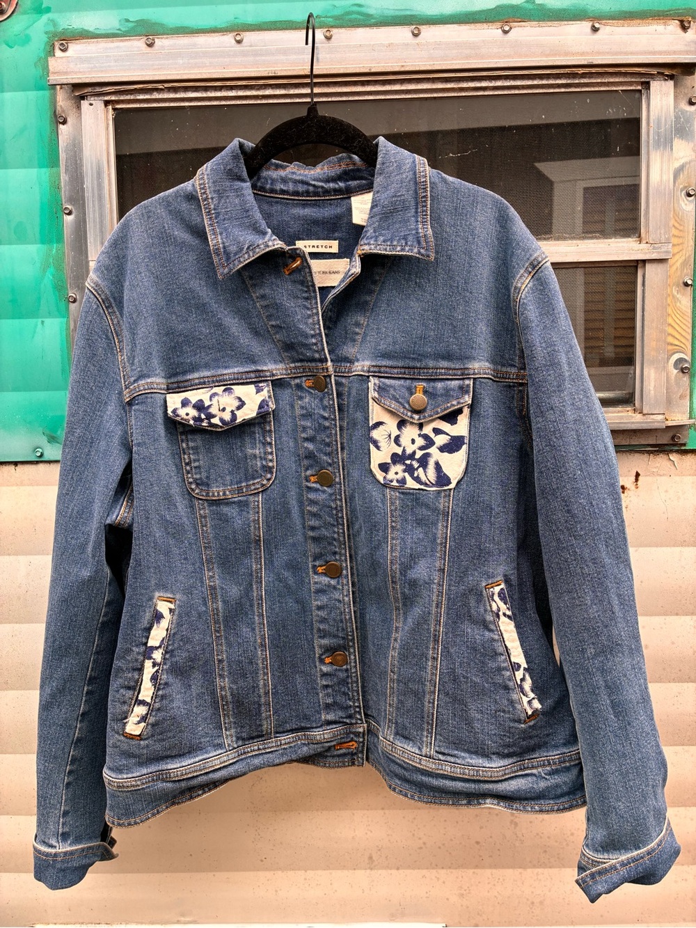 Hand Repurposed Denim Jacket